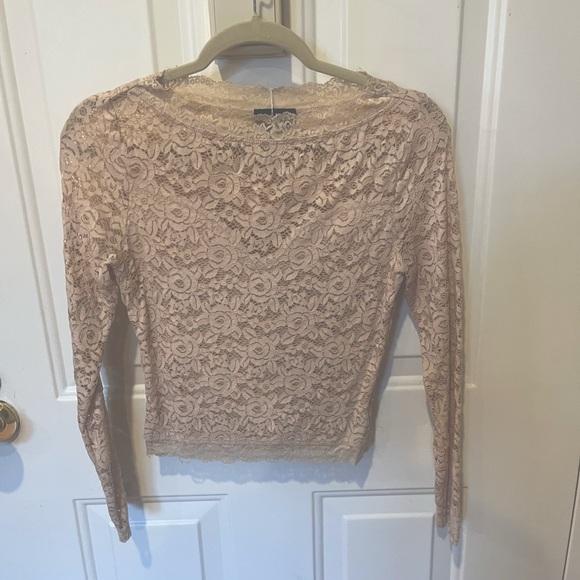 Light Pink Lace Top y2k - Picture 1 of 3